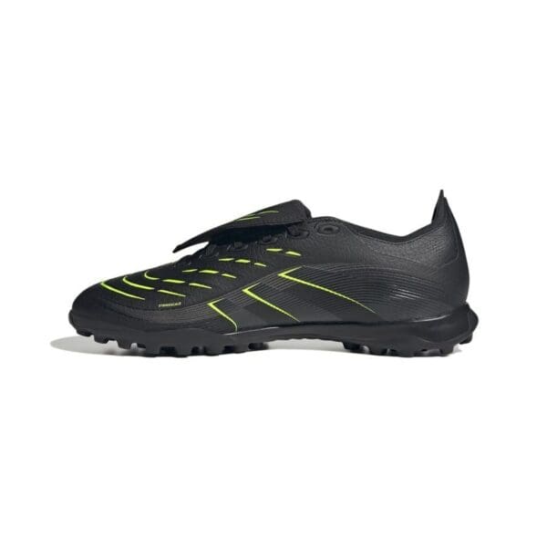 adidas Predator League Fold-Over Tongue Men's TF Soccer Shoes Electric Stealth - Image 2