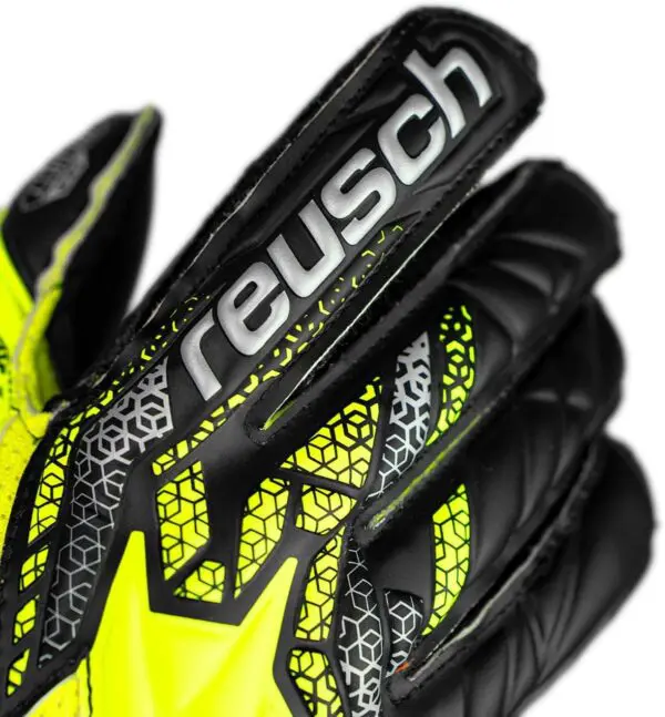 Reusch Attract Infinity Finger Support Junior Soccer Goalkeeper Gloves - Image 3