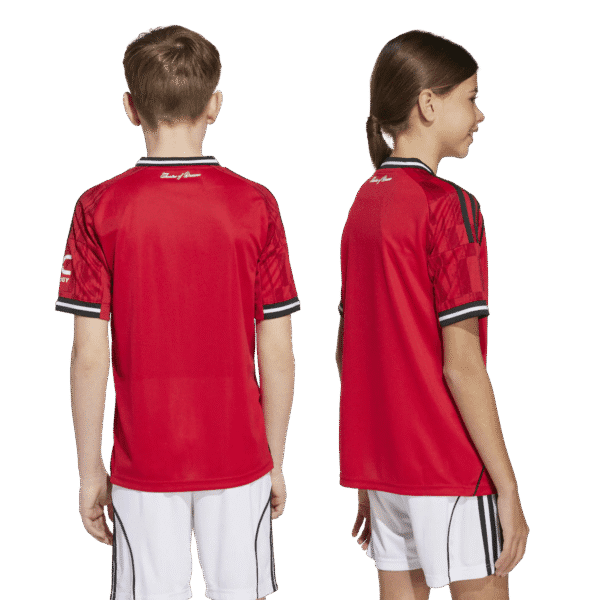 adidas Manchester United Home Youth Soccer Jersey 25/26 - Image 3