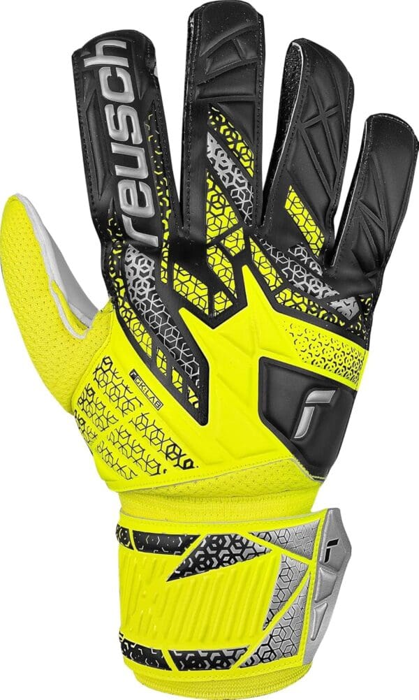 Reusch Attrakt Solid Finger Support Soccer Goalkeeper Gloves - Image 4