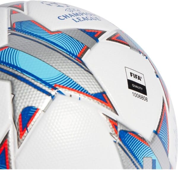adidas UCL League Soccer Ball, White/Blue/Silver Metallic - Image 2