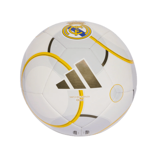 adidas Real Madrid Home Club Soccer Ball - Image 3