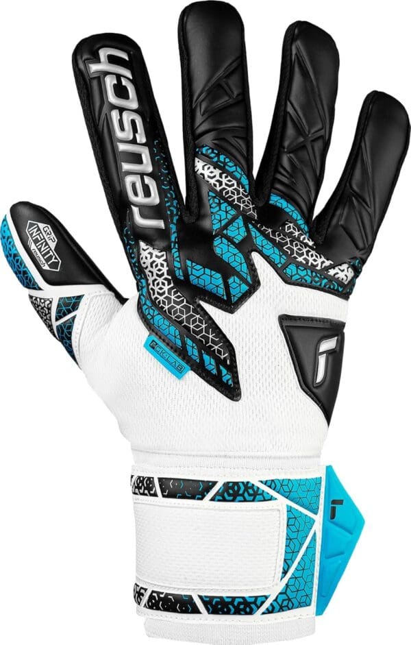 Reusch Attrakt Silver NC Finger Support Goalkeeper Gloves - Image 3