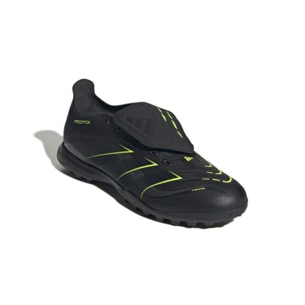 adidas Predator League Fold-Over Tongue Men's TF Soccer Shoes Electric Stealth - Image 3