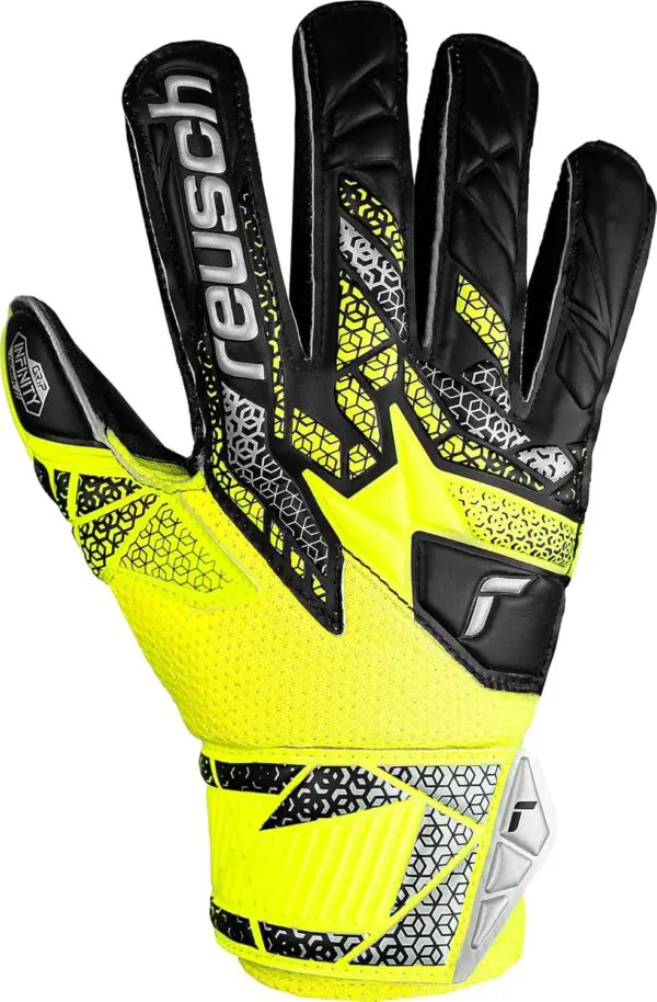 Reusch Attract Infinity Finger Support Junior Soccer Goalkeeper Gloves - Image 6