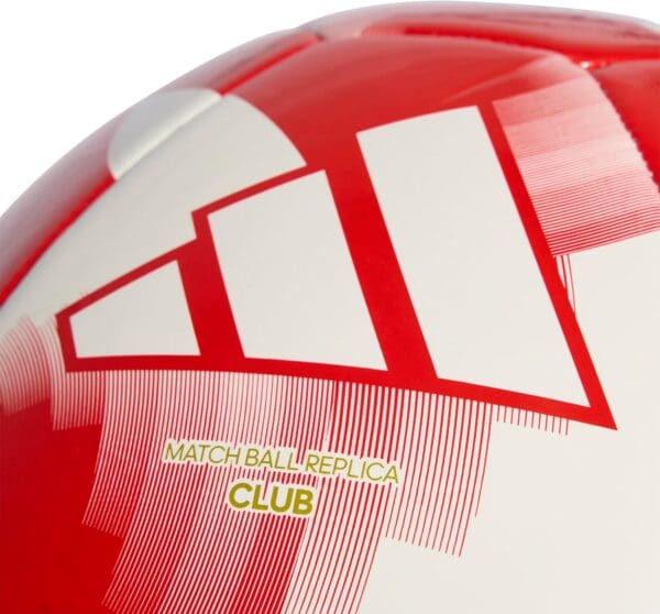 adidas FC Bayern Munich Home Club Soccer Ball, White/Red/Gold Metallic - Image 2