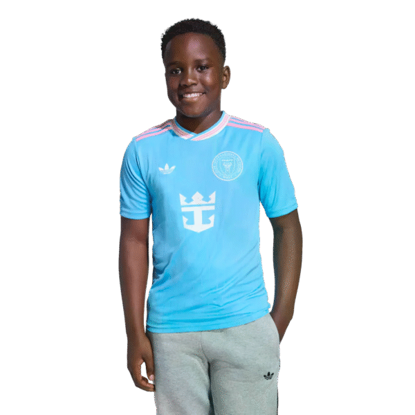 adidas Inter Miami Third Youth Messi Soccer Jersey 25/26 - Image 3