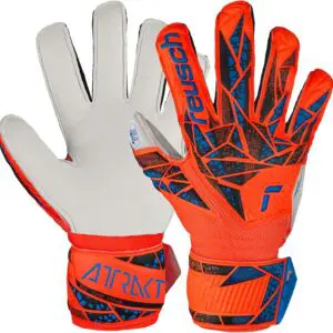 Reusch Attrakt Solid Finger Support Junior Goalkeeper Gloves