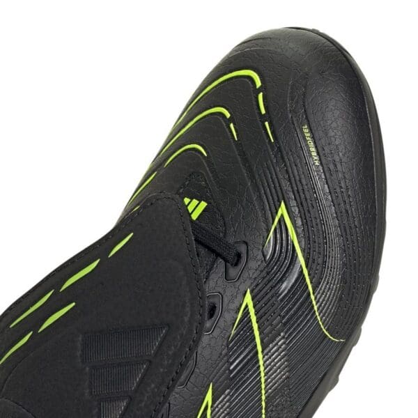 adidas Predator League Fold-Over Tongue Men's TF Soccer Shoes Electric Stealth - Image 5