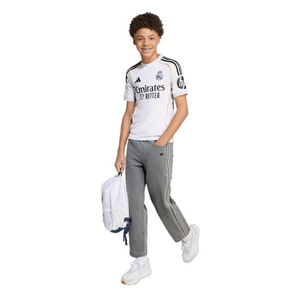 adidas Real Madrid Home Youth Soccer Jersey 25/26 - Image 4