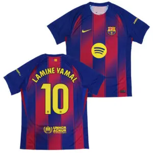 Nike Barcelona Home "Lamine Yamal #27" Men's Stadium Jersey 25/26
