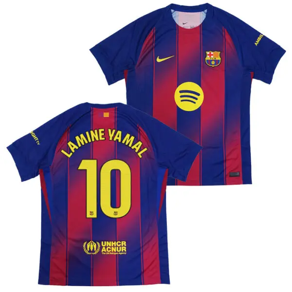 Nike Barcelona Home "Lamine Yamal #27" Men's Stadium Jersey 25/26
