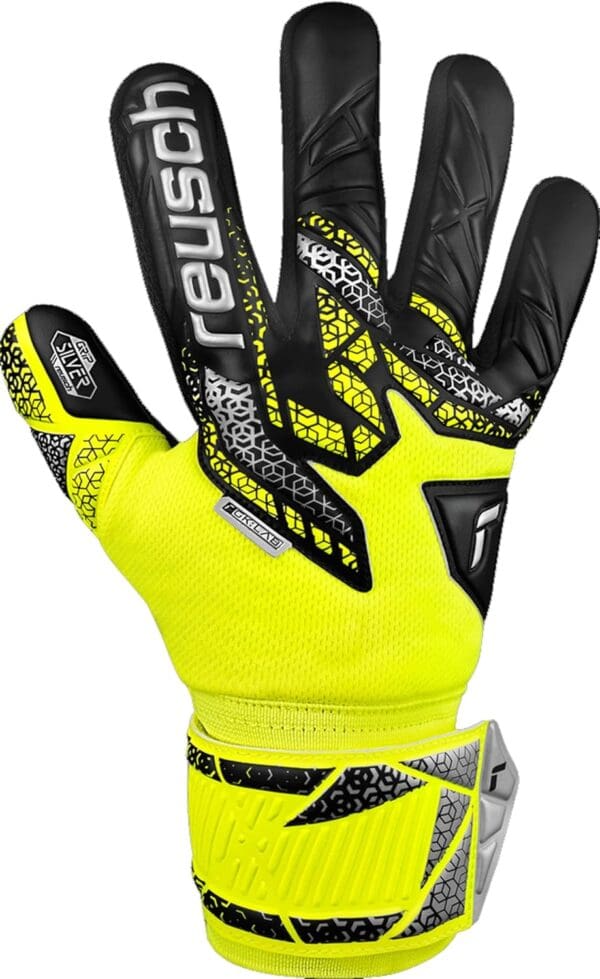 Reusch Attrakt Gold NC Finger Support Goalkeeper Gloves - Image 4