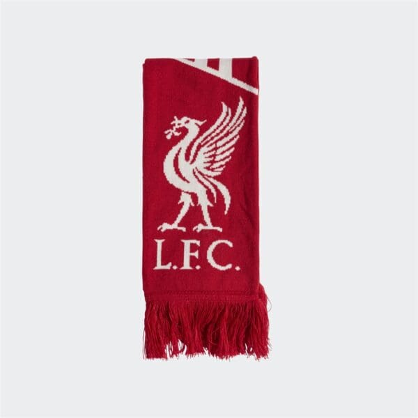 adidas Liverpool FC Scarf (ONESIZE, Red) - Image 3