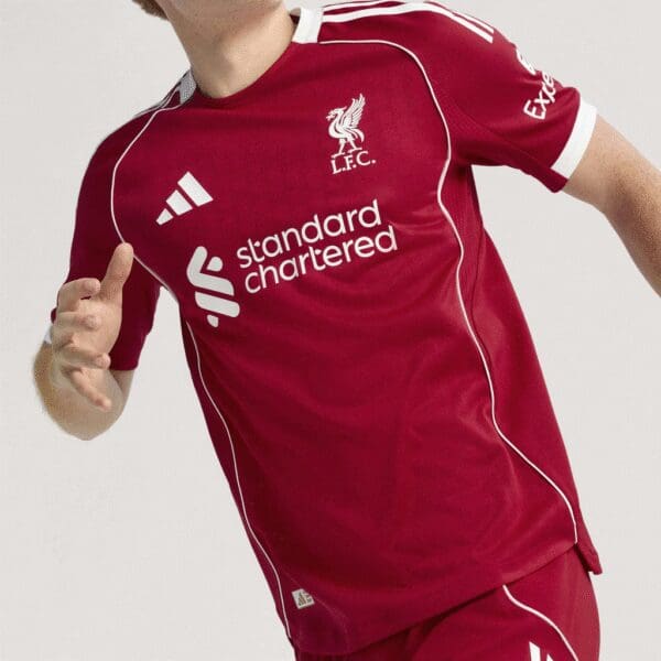 adidas Liverpool Home Men's Authentic Soccer Jersey 25/26 - Image 4