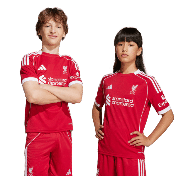 adidas Liverpool Home Kids Soccer Jersey 25/26 - Image 4