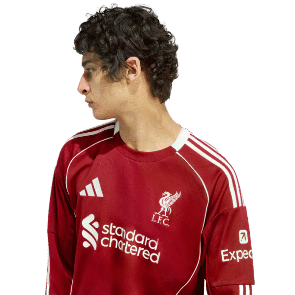 adidas Liverpool Home Men's L/S Soccer Jersey 25/26 - Image 3
