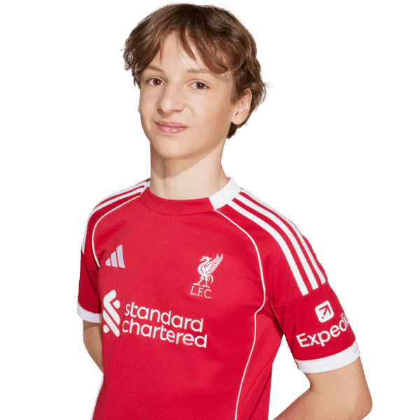 adidas Liverpool Home Kids Soccer Jersey 25/26 - Image 5