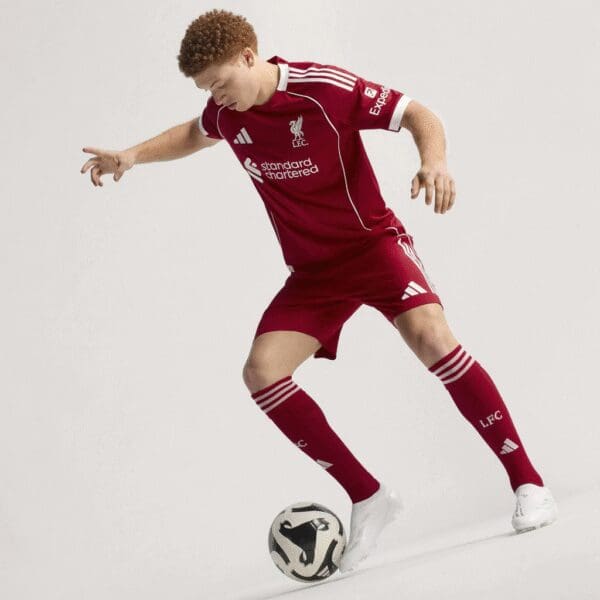 adidas Liverpool Home Men's Authentic Soccer Jersey 25/26 - Image 3
