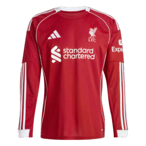 adidas Liverpool Home Men's L/S Soccer Jersey 25/26