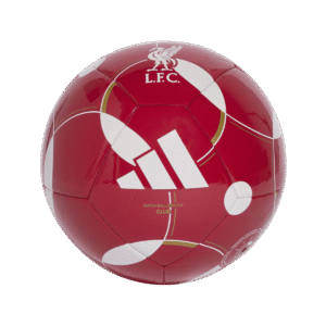 adidas Liverpool FC Home Soccer Ball Strawberry Red/White/Bold Gold Size 5