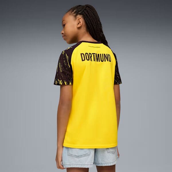 PUMA Borussia Dortmund Home Big Kids' Soccer Jersey 25/26 - Image 3