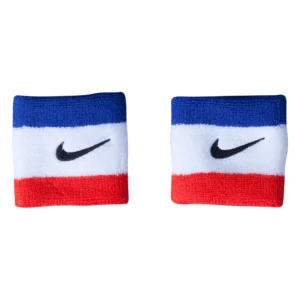 Two wristbands with Nike logo design.