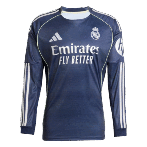 adidas Real Madrid Away Men's L/S Soccer Jersey 25/26