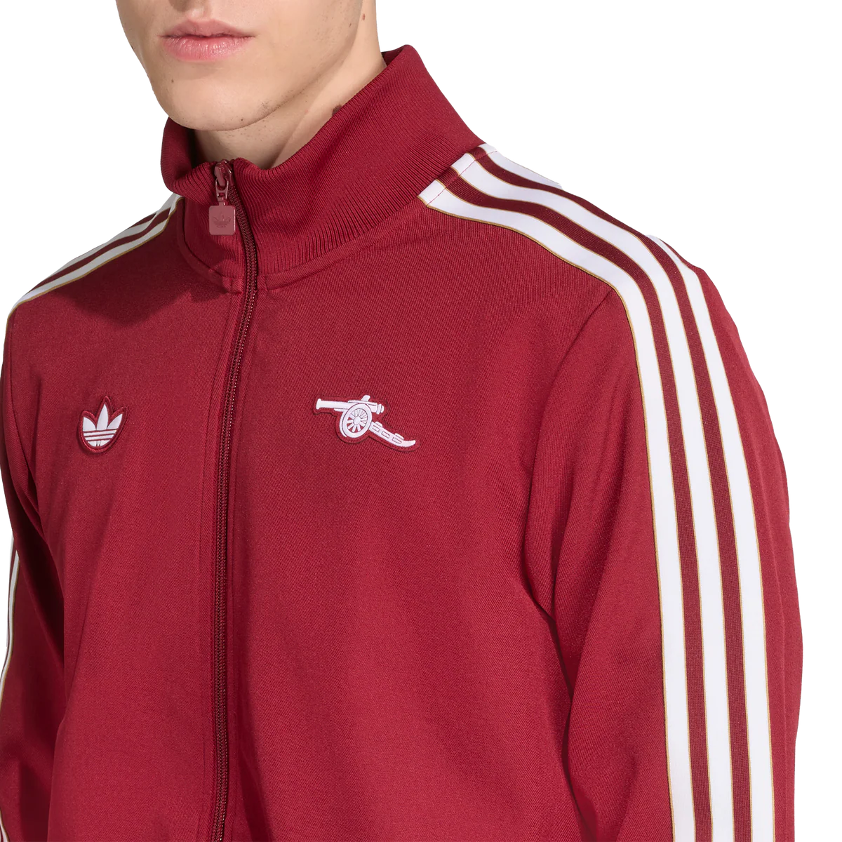 adidas Arsenal Men's Terrace Icons Track Top- Coll Burgundy 2025/26 - Image 3