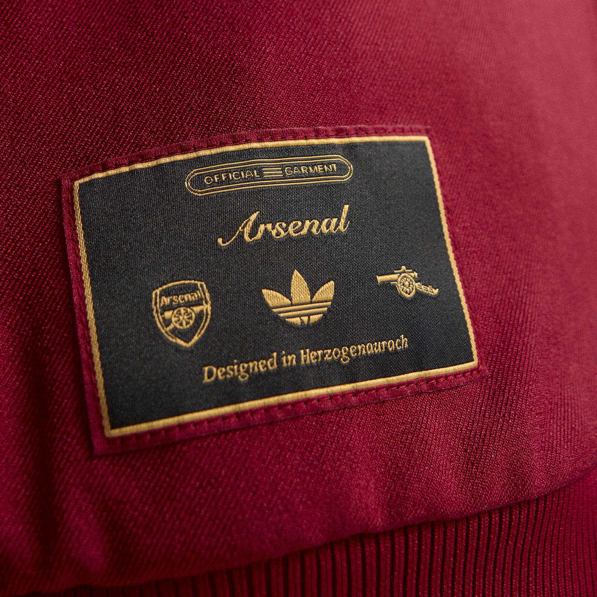 adidas Arsenal Men's Terrace Icons Track Top- Coll Burgundy 2025/26 - Image 5