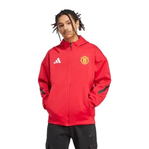 adidas Manchester United Z.N.E. Men's Anthem Jacket -2025/26-Red