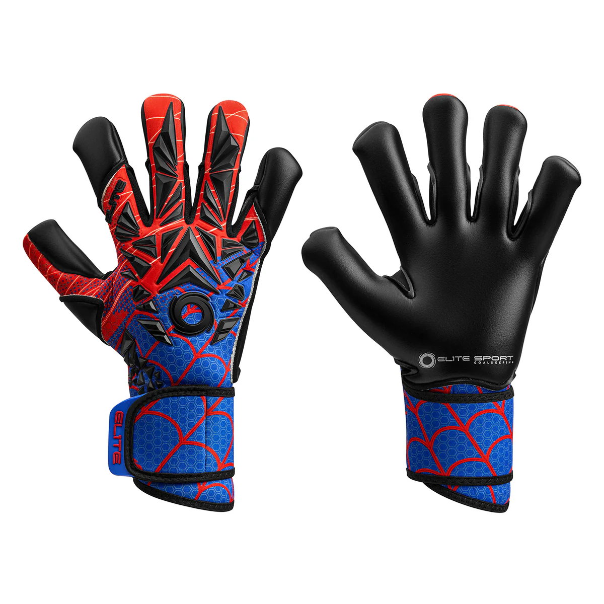 Elite Sport Elite Spin Goalkeeper Gloves - Black/Red/Black - Image 2