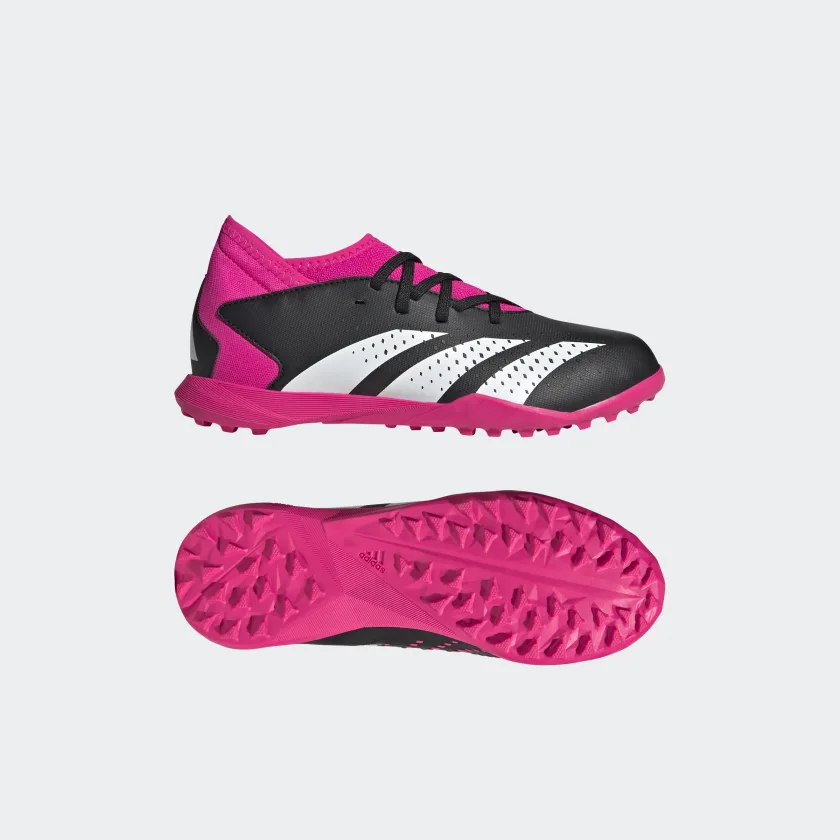 adidas Predator Accuracy.3 Youth Turf (Core Black / Team Shock Pink 2) - Image 2