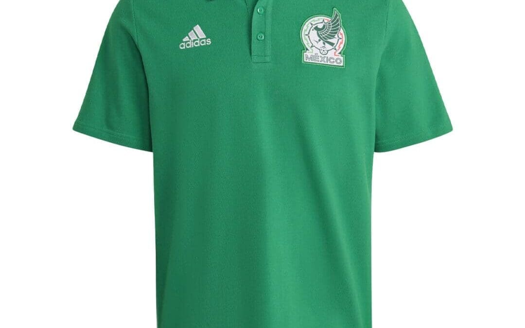 adidas Mexico Men’s DNA Polo Shirt World Cup 2022