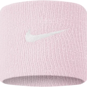 Nike Swoosh Wristbands  Light Pink- White