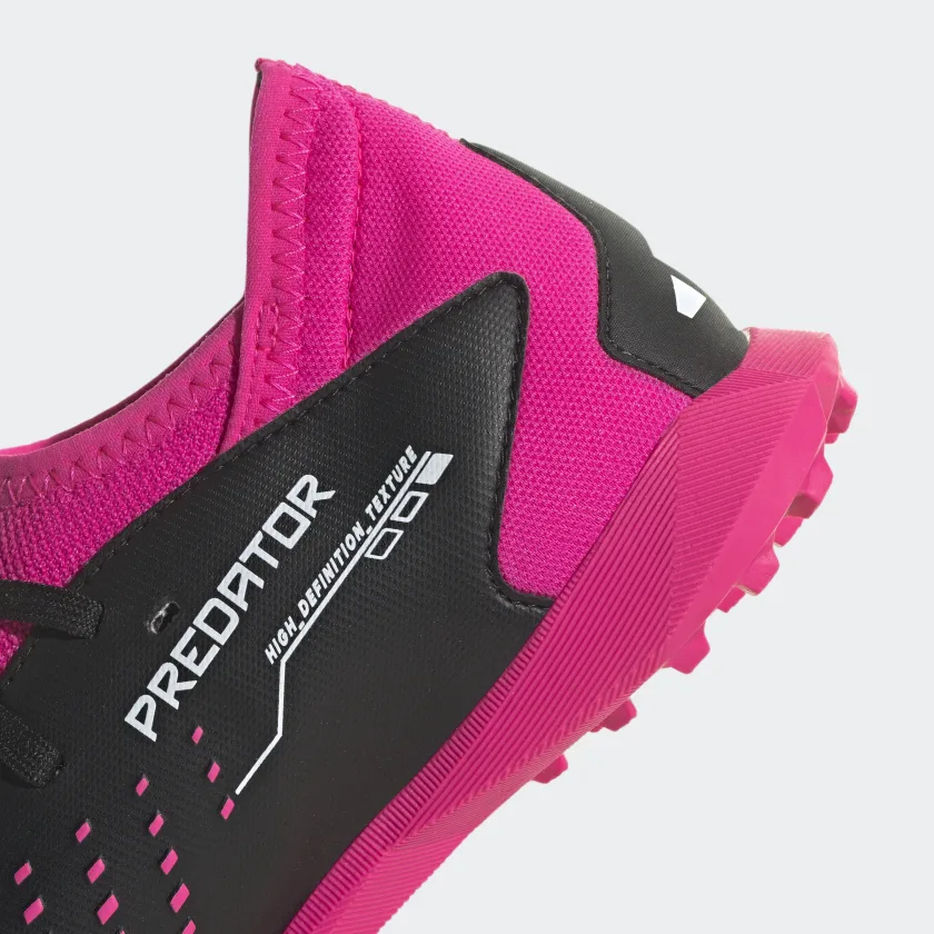 adidas Predator Accuracy.3 Youth Turf (Core Black / Team Shock Pink 2) - Image 6