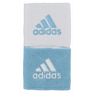 adidas Reversible Wristbands Sky Blue/White