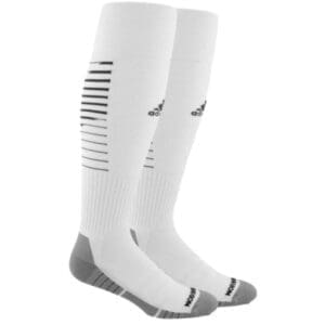 adidas Team Speed II Soccer Socks - White