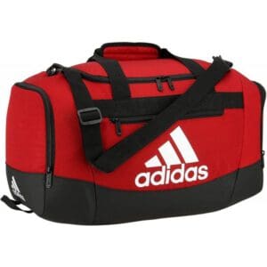 adidas Defender 4 Small Duffel Bag - Red/White