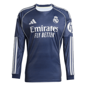adidas Real Madrid Away Men's L/S Soccer Jersey 25/26