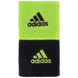 adidas Reversible Wristbands Black/Lime