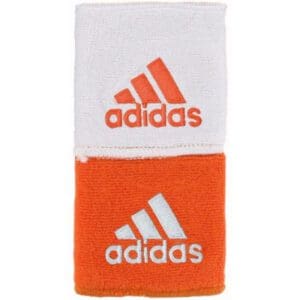 adidas Reversible Wristband Orange/White