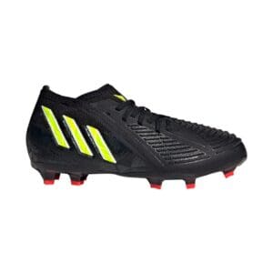 adidas Predator Edge.1 Firm Ground Shoes (Black / Green)
