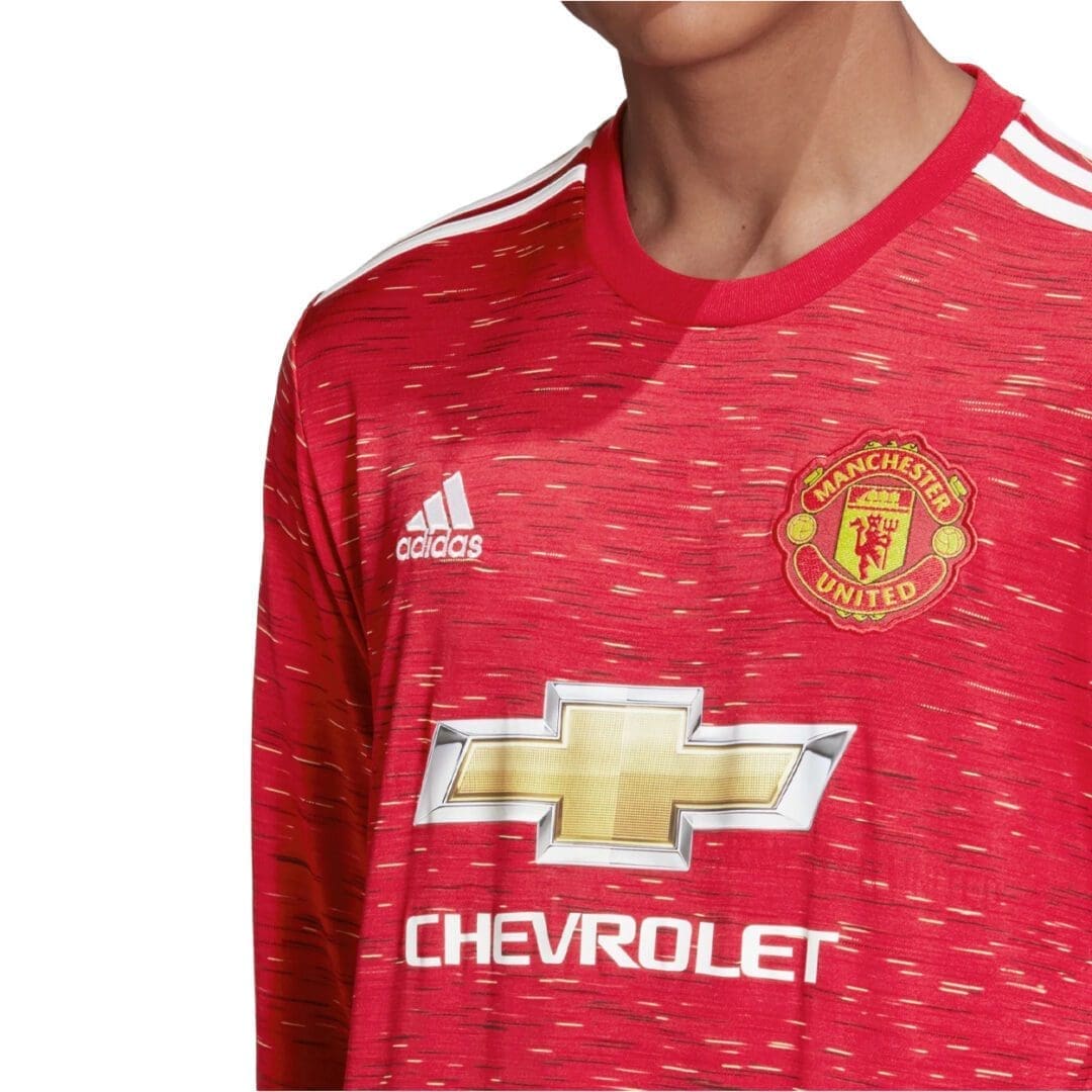 adidas Manchester United Men's L/S Home Stadium Jersey 2020/21 - Image 2