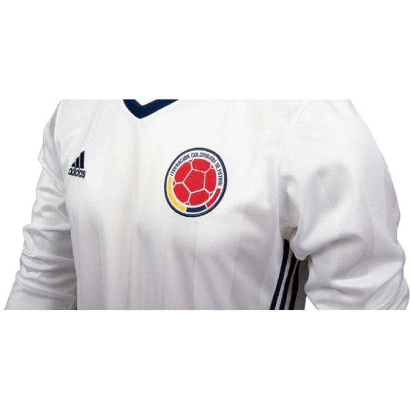 adidas Colombia Men's L/S Home Jersey 2016 - Image 3