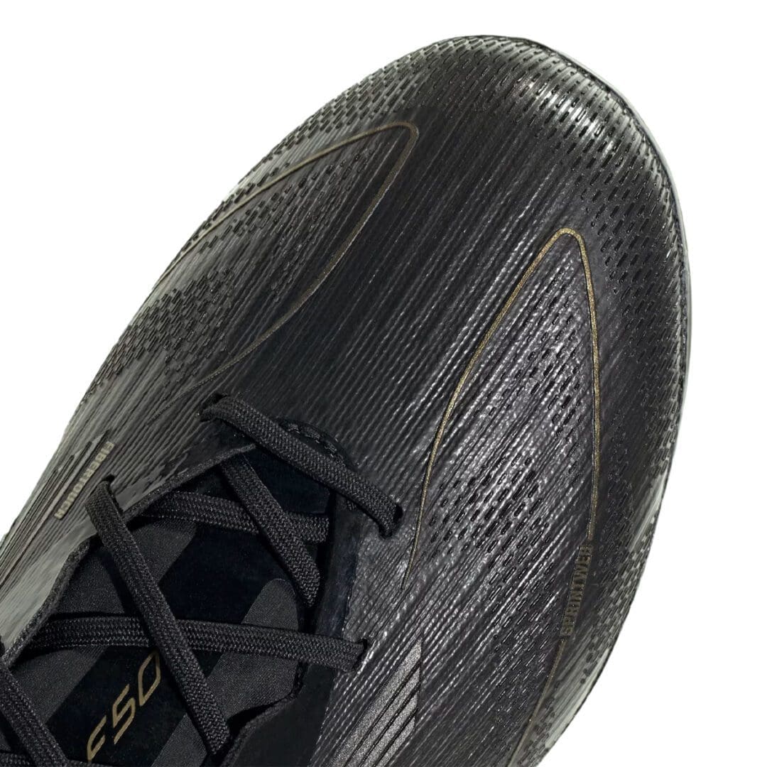 adidas F50 Pro Youth Firm Ground Cleats Shoes (Black) - Image 5