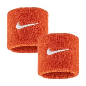 Nike Swoosh Classic Wristbands-Orange-White