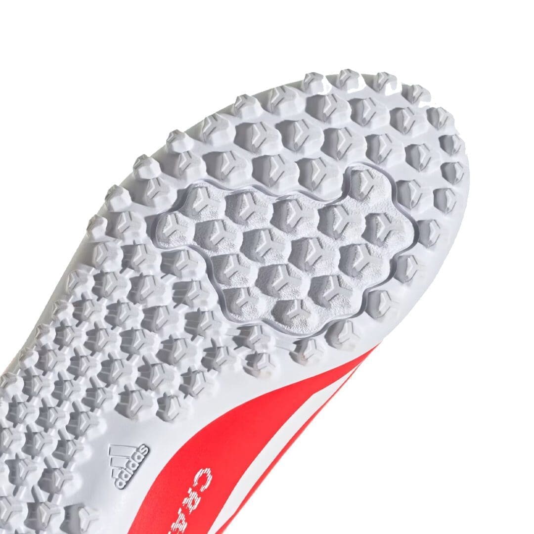 adidas Soccer X Crazyfast Club Youth Turf (Solar Red/White) - Image 6
