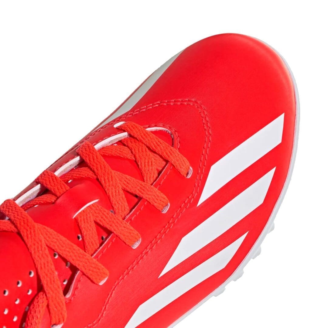 adidas Soccer X Crazyfast Club Youth Turf (Solar Red/White) - Image 5