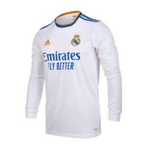 adidas Reald Madrid Men's Authentic Home L/S Jersey 2021/22